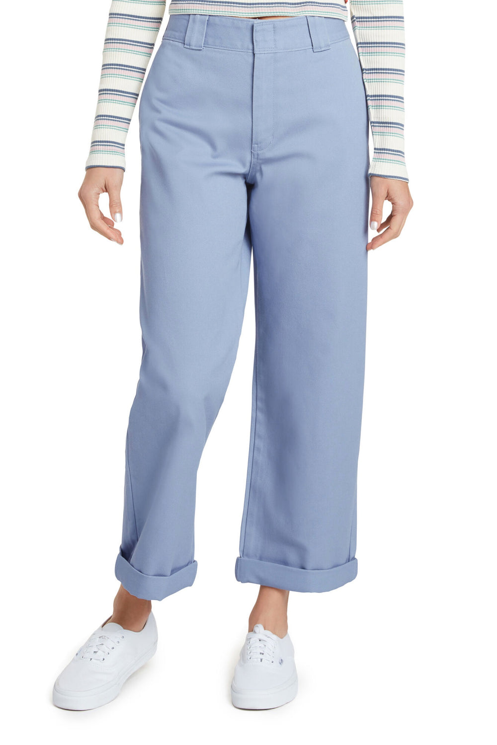 Work Crop Pant - Chambray Blue