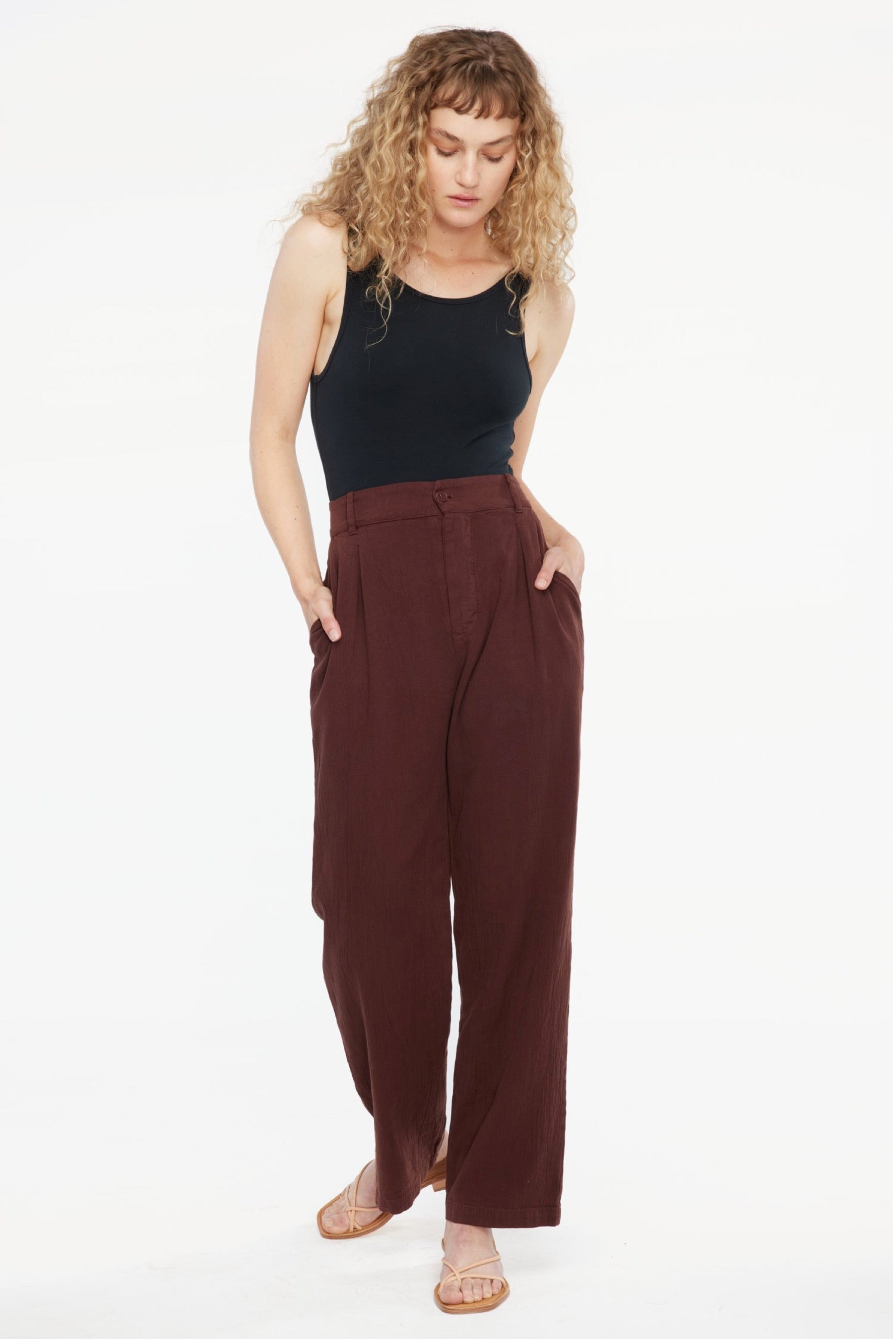 Echo Trouser - Brown