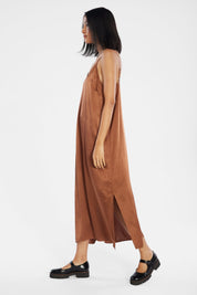 Mocha Leia Slip Dress