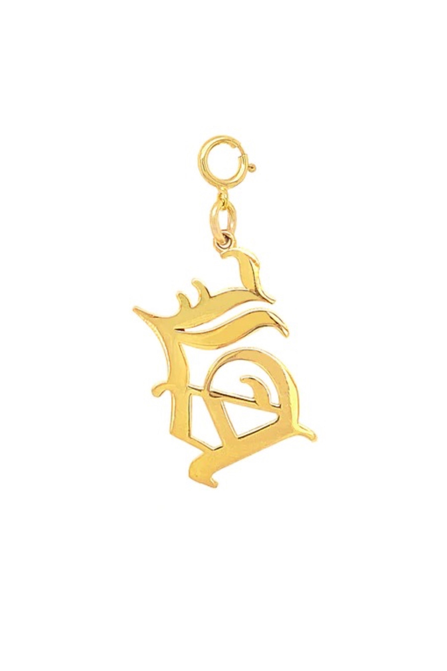 Gold LA Charm