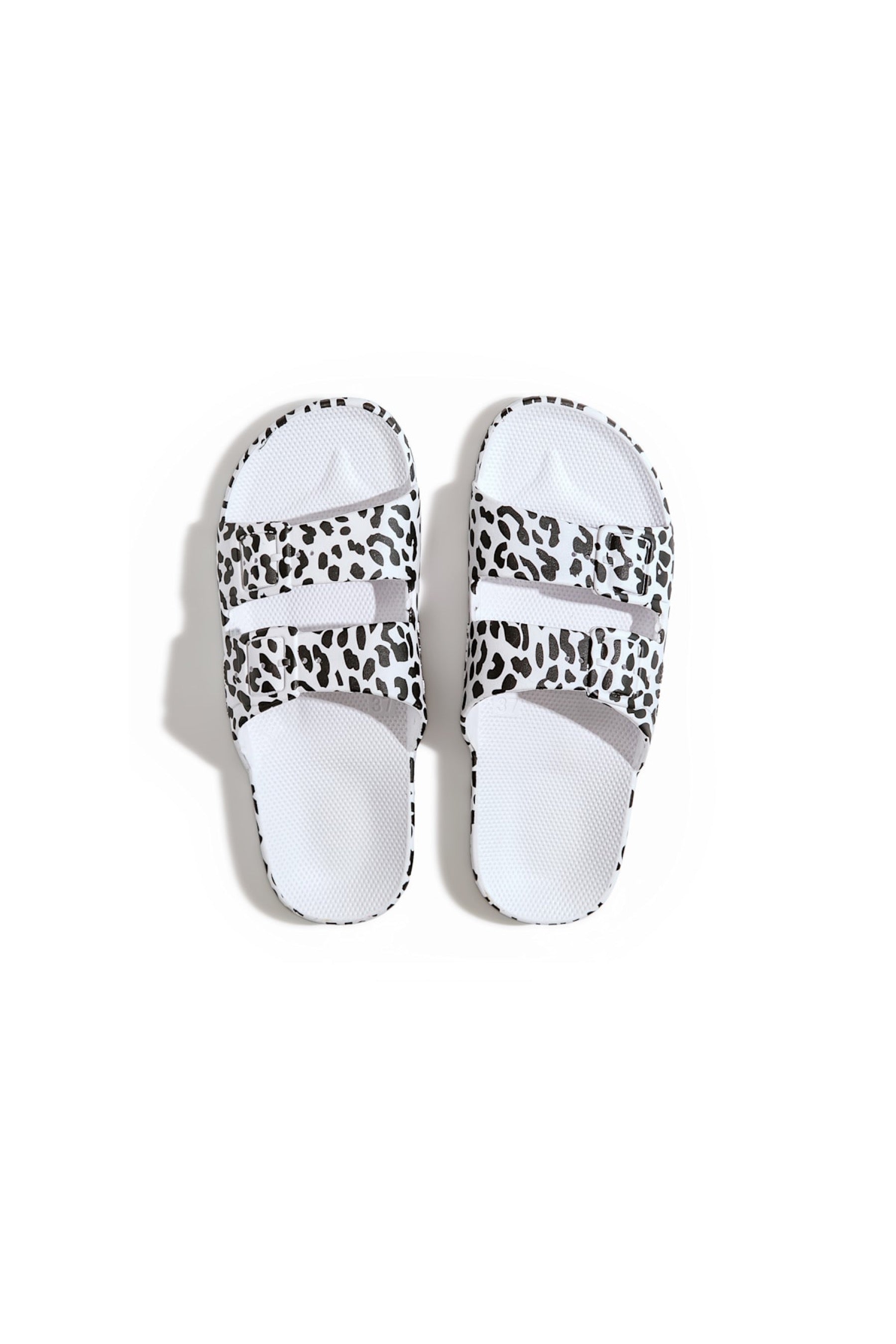 White Leopard Sandal