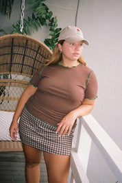 Brown + Green Ellen Tee