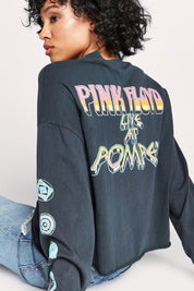 Pink Floyd Pompeii Long Sleeve Crop