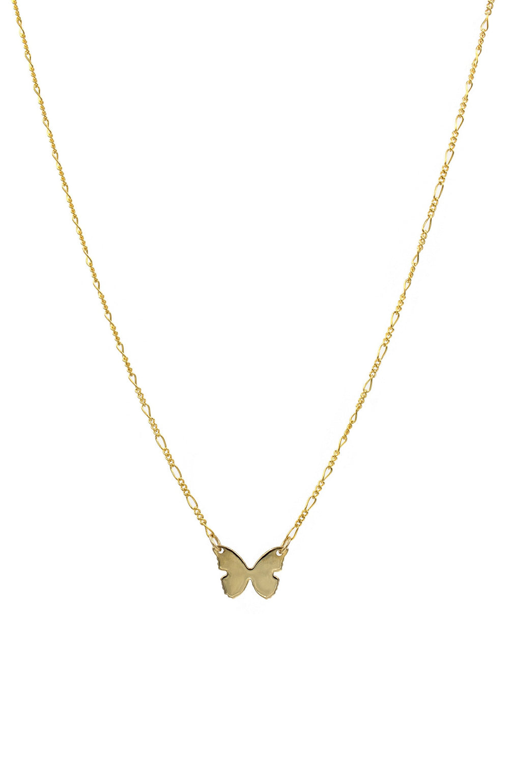 Gold Large Butterfly Necklace
