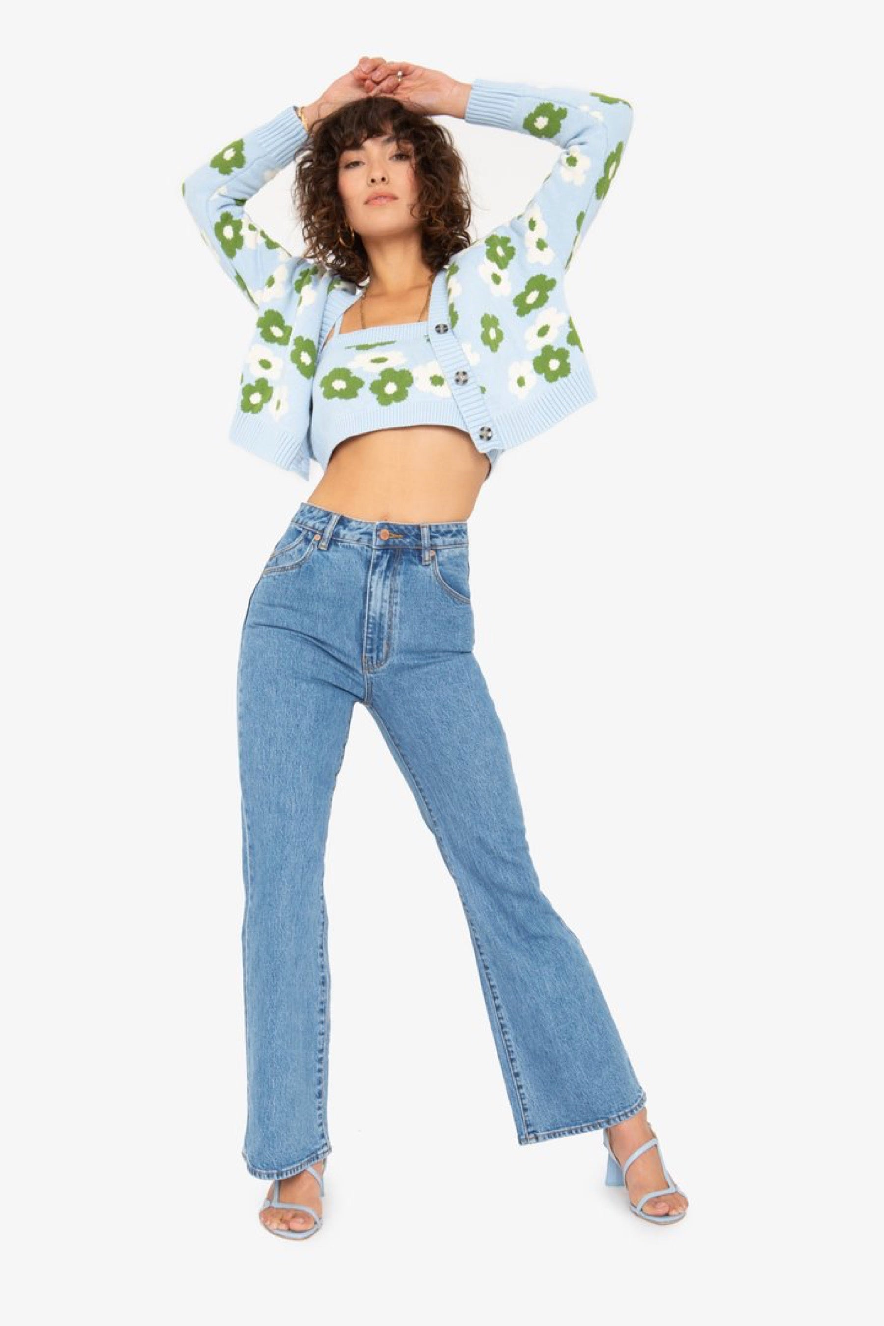 Baby Blue Meg Cardigan Set