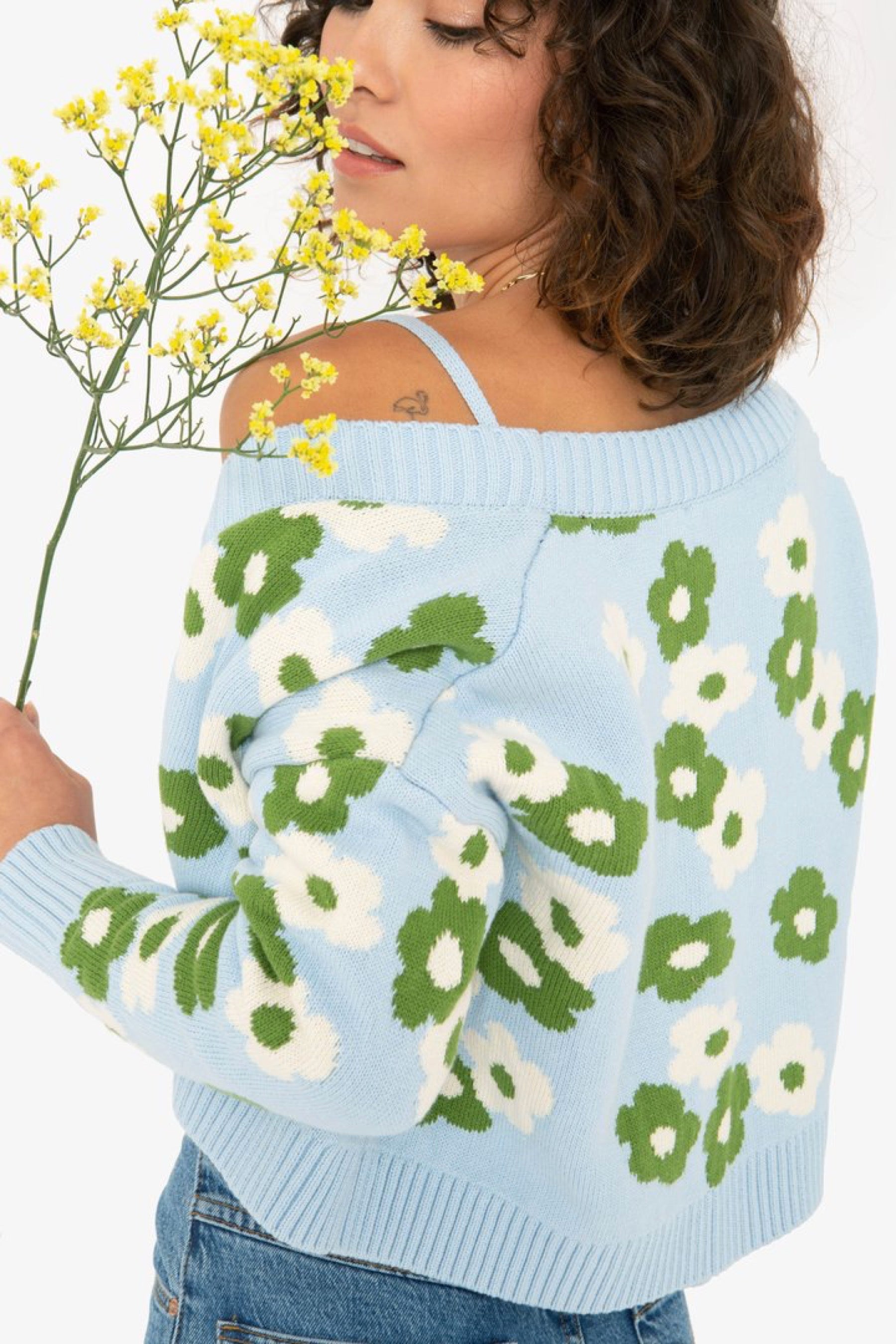 Baby Blue Meg Cardigan Set