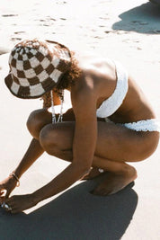 Checkered Summer Bucket Hat