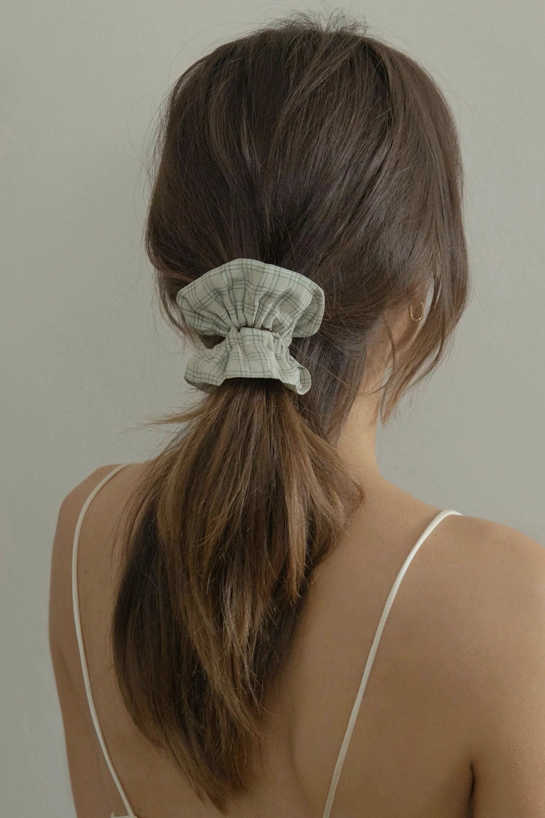 Small Plaid Georgia Scrunchie