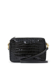 Black Croco Marisol Bag