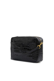 Black Croco Marisol Bag