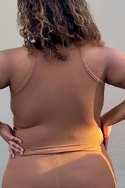 Maya Nude Ribbed Tank