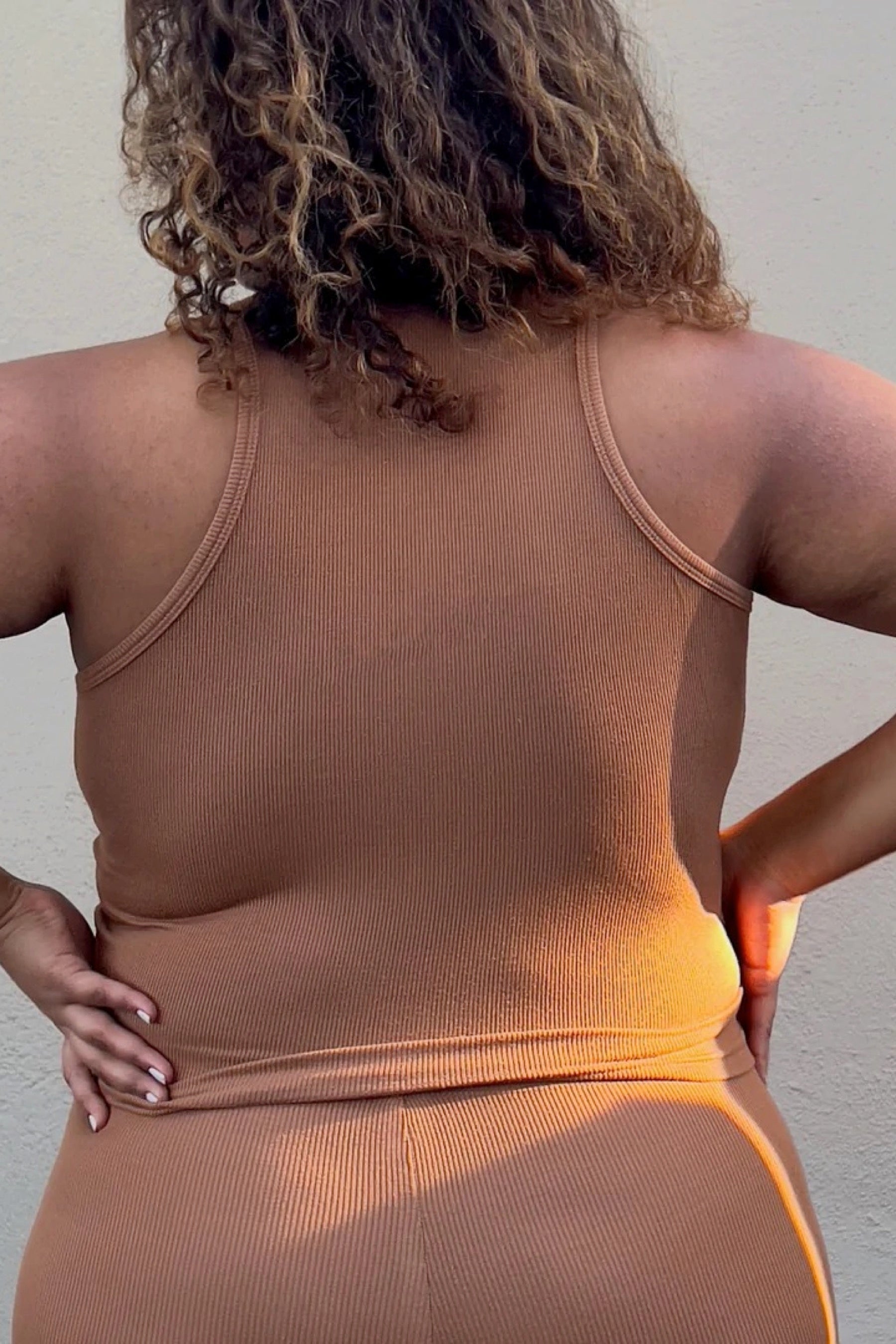 Maya Nude Ribbed Tank