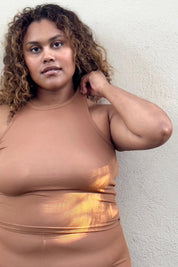 Maya Nude Ribbed Tank