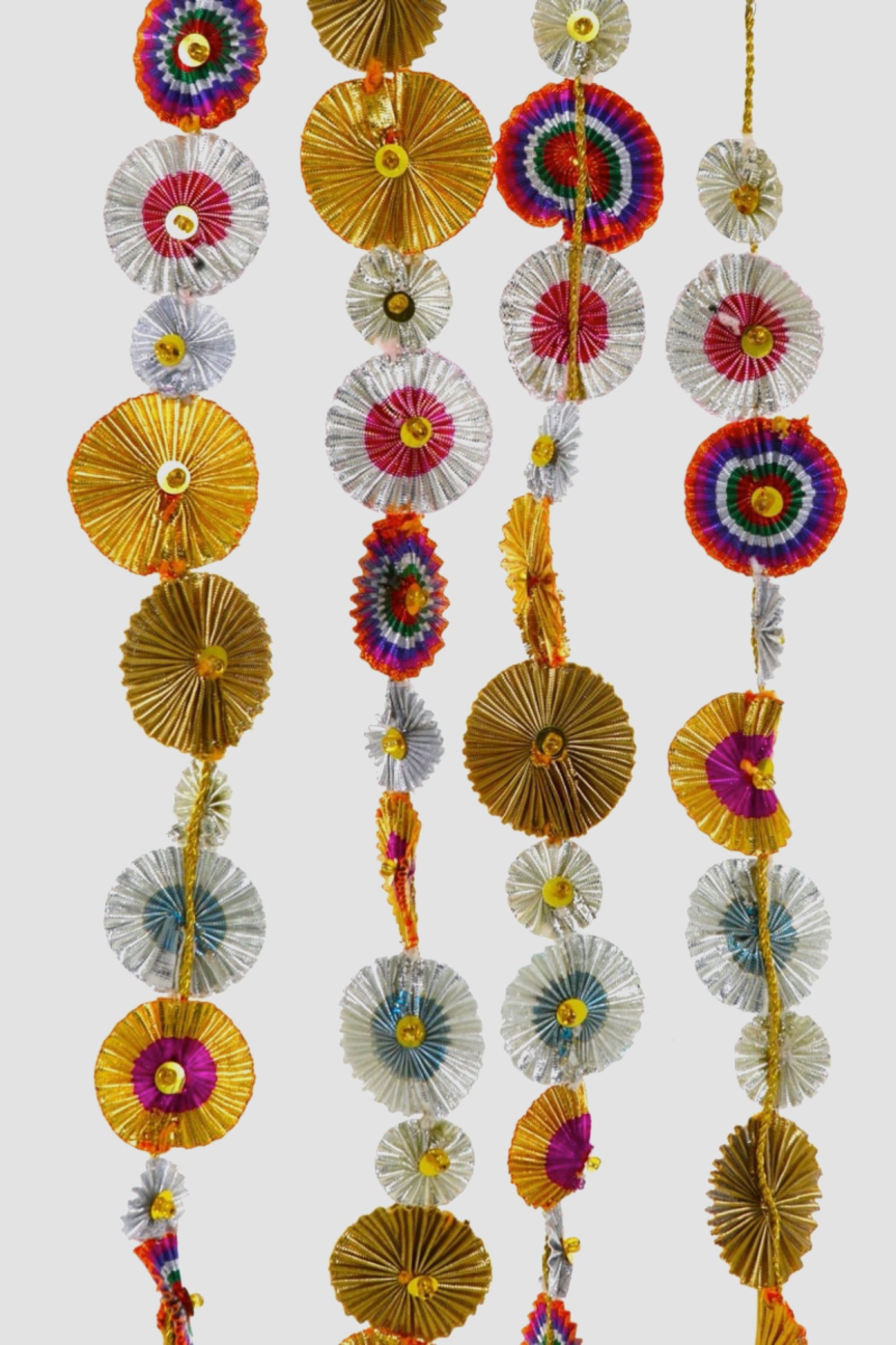 Metallic Pinwheel Garland