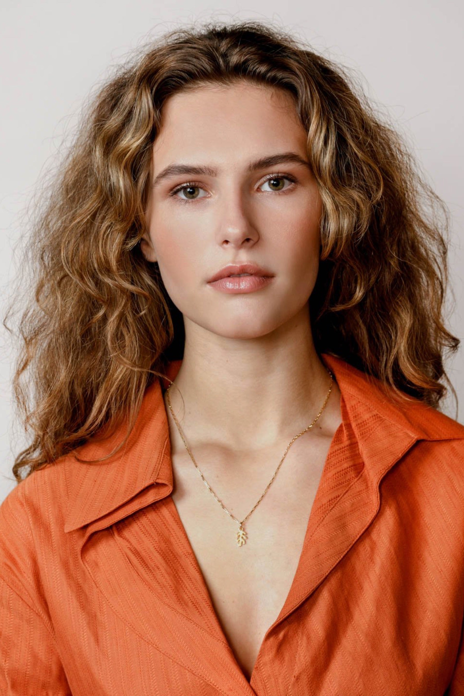 Gold Charm Leaf Necklace