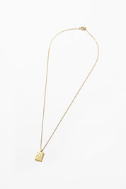 Cream + Gold Penny Necklace