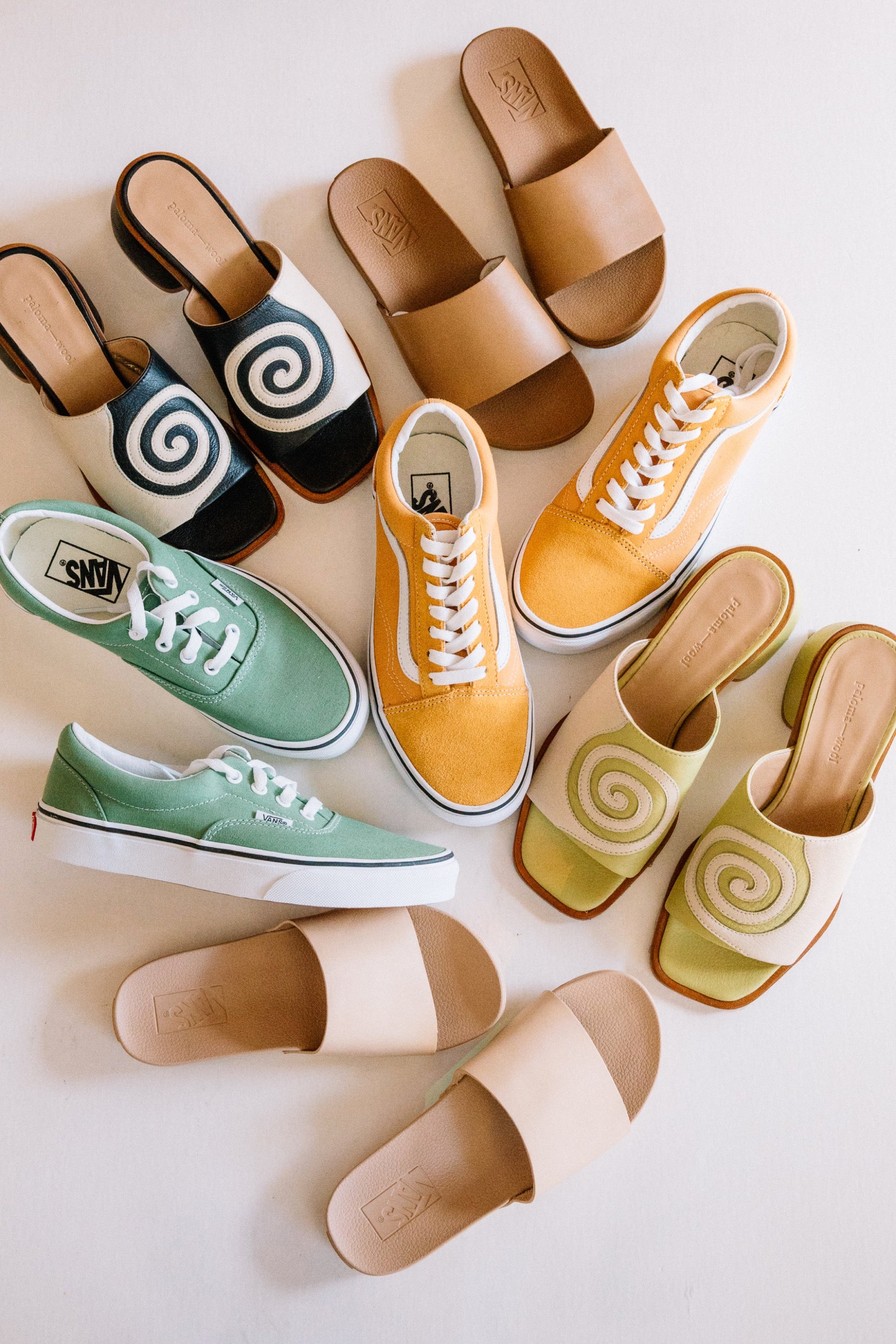 Light Olive Green Tornado Mule