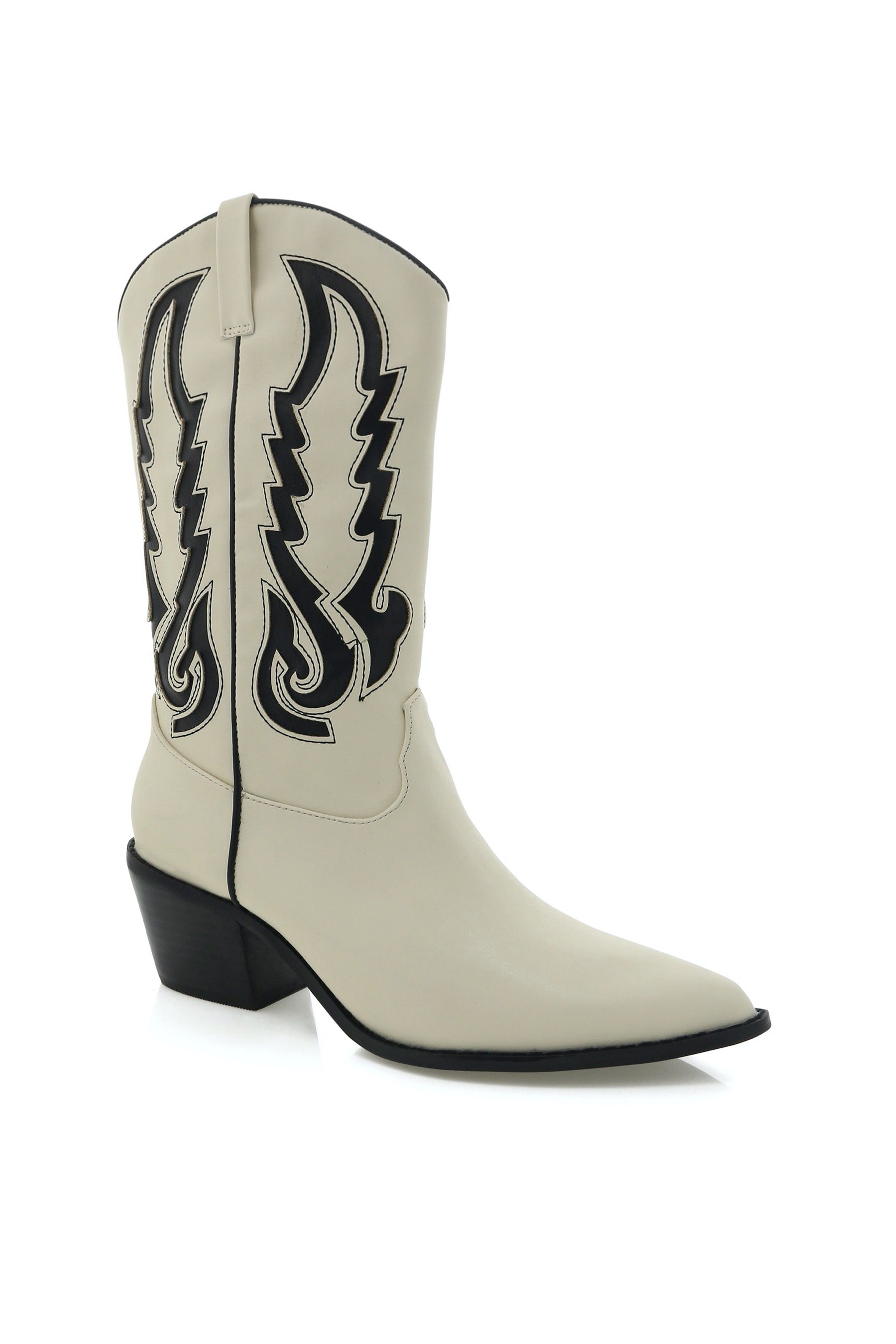 Bone + Black Norva Boots
