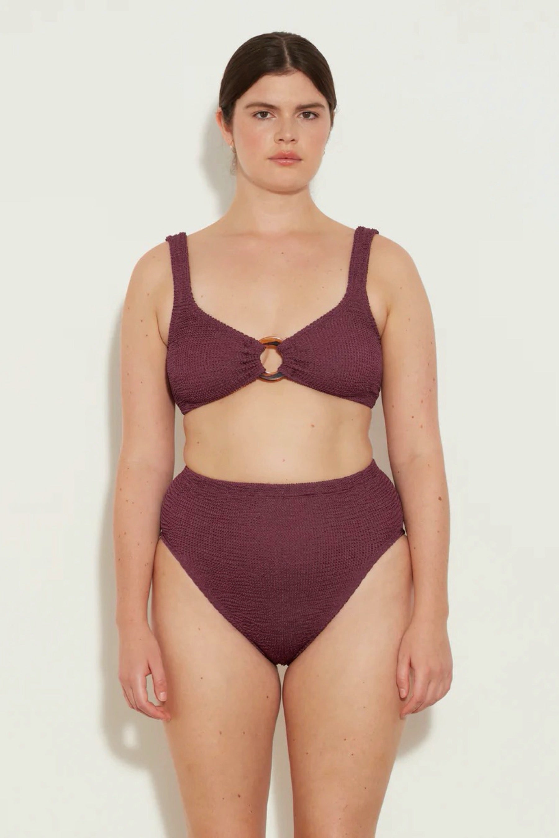 Metallic Grape Nadine Bikini