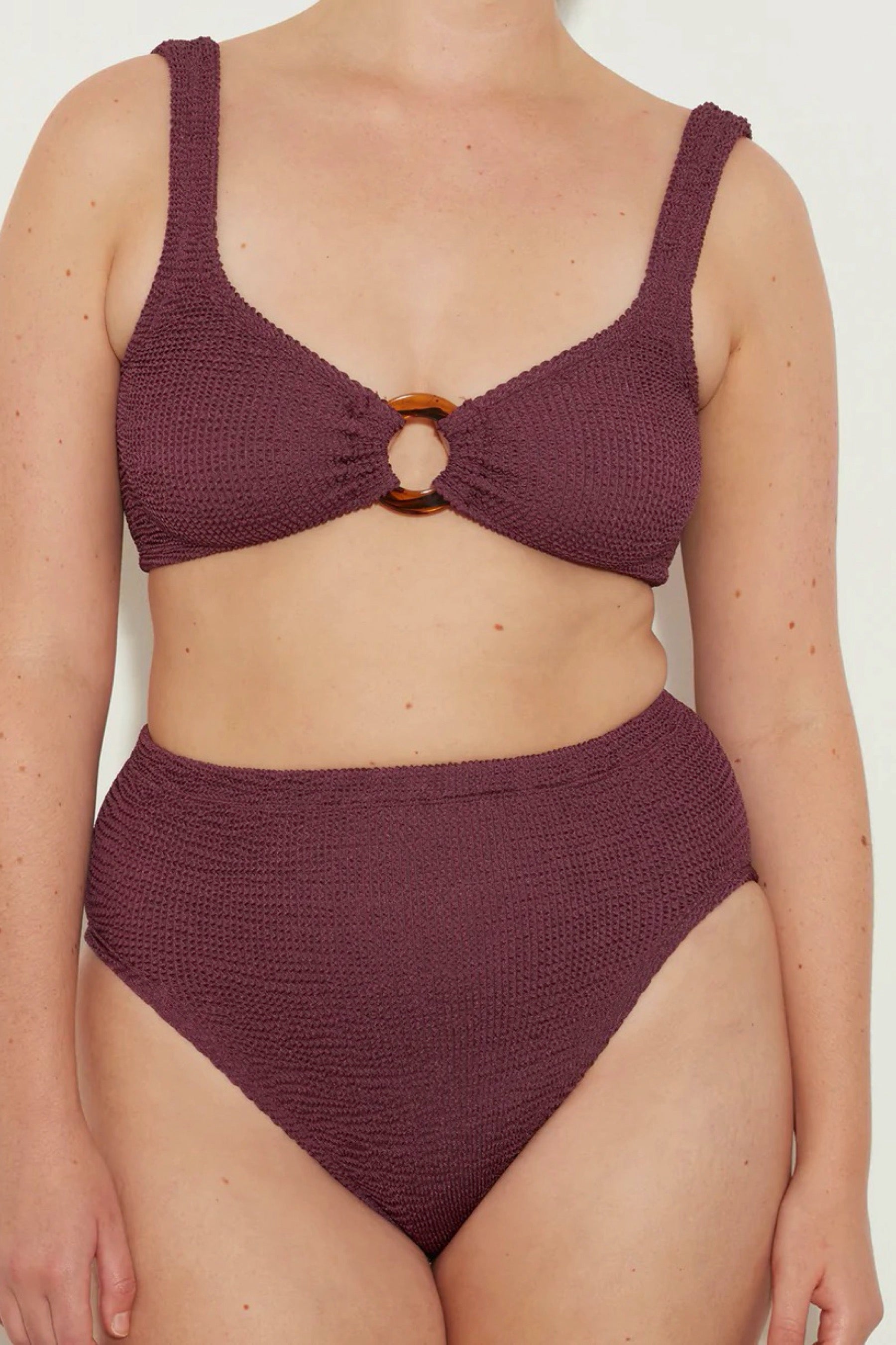 Metallic Grape Nadine Bikini