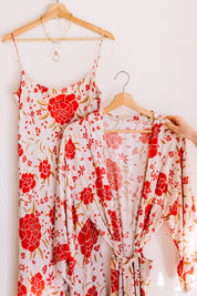 Red Flamenco Betty Dress