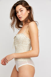 Ivory Bardot Bodysuit