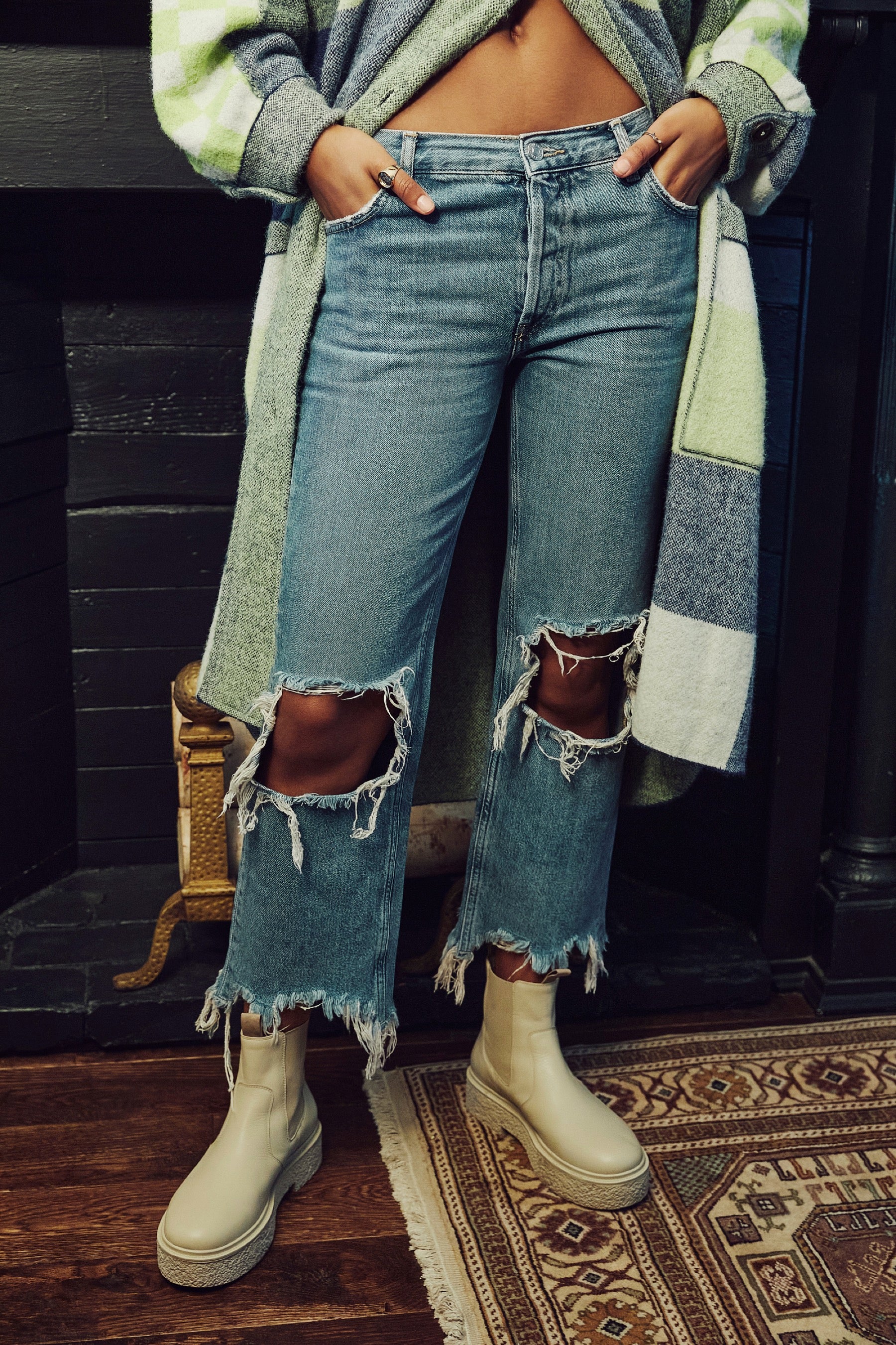 Vintage Vanilla Carmel Chelsea Boot