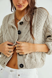 Silver Feather Bonfire Cardigan