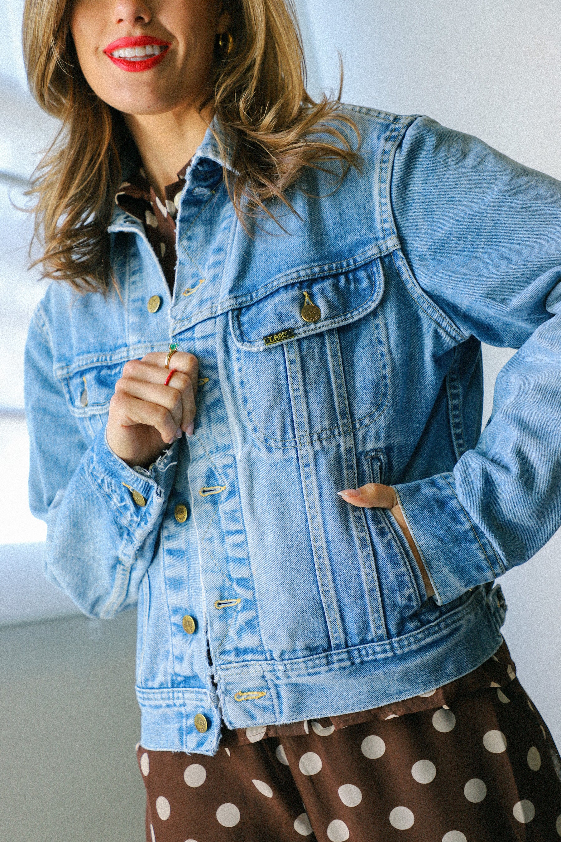 Light Wash Lee Jacket