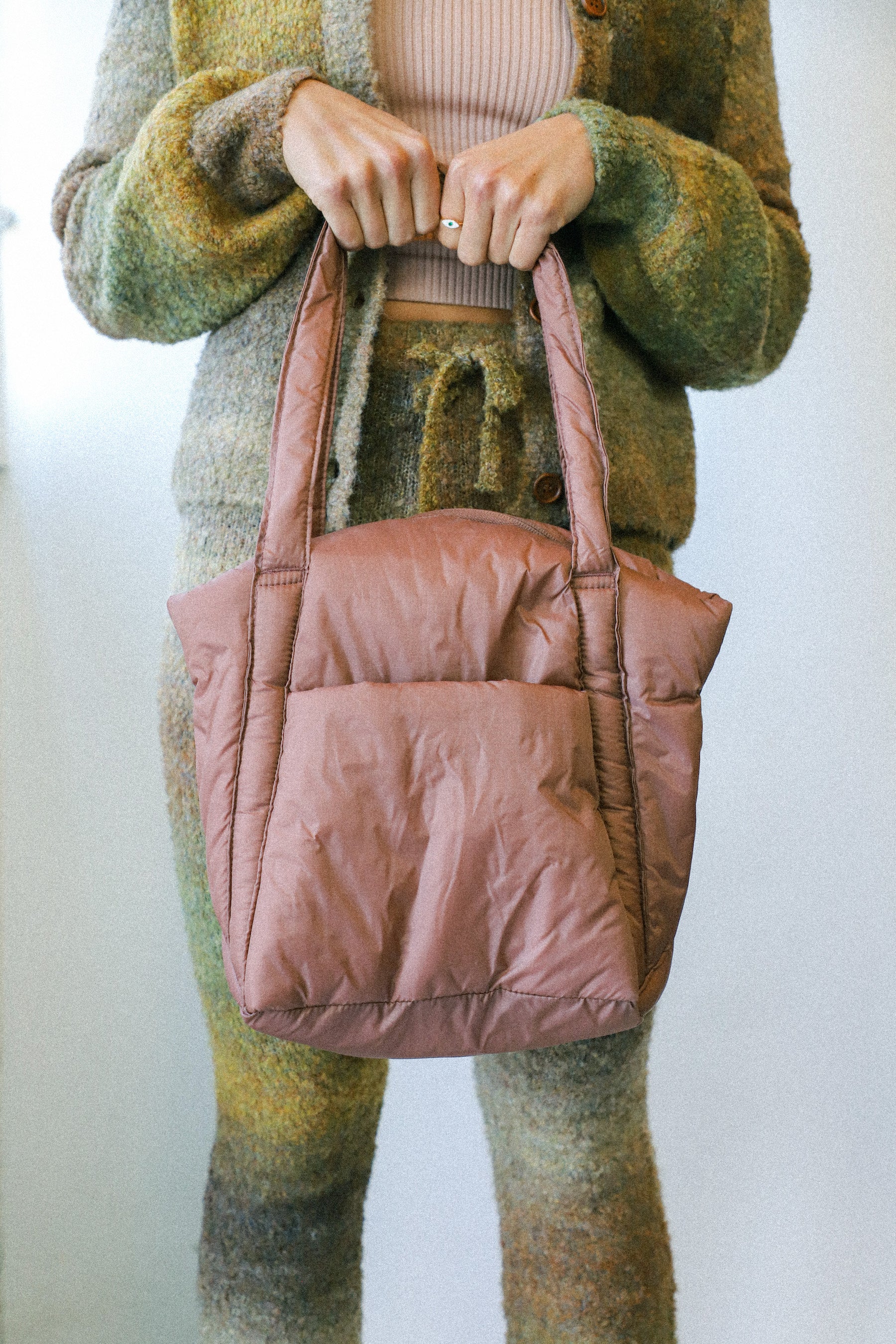 Puffy Mini Tote - Cocoa