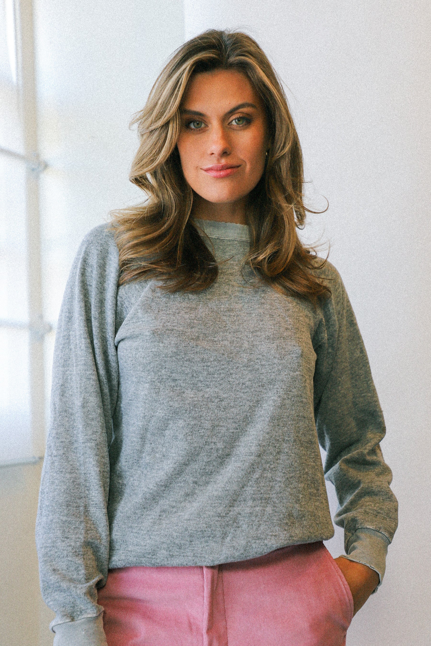 Distressed Grey Sweatshirt