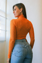 Aperol Ross Mesh Thumbhole Top