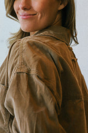 Warm Tobacco Baby Cord Buttondown