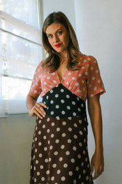 Multi Dots Amelia Dress