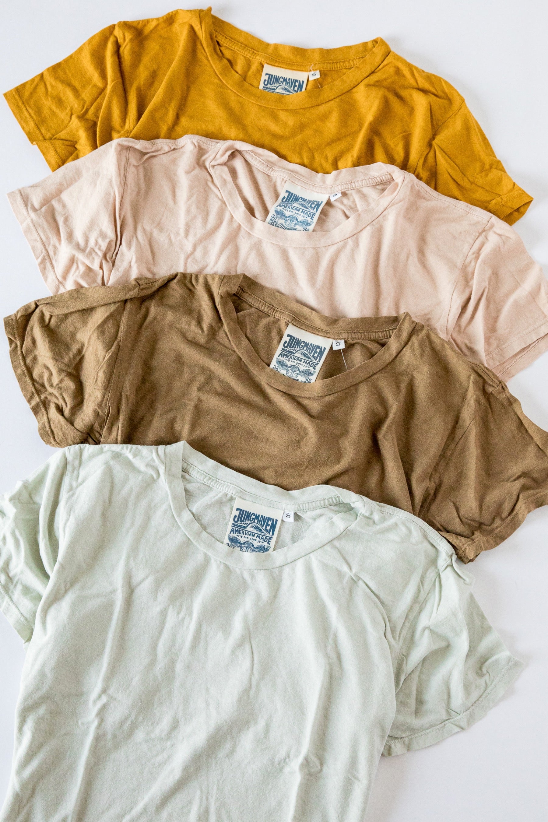 Dusty Pink Cropped Ojai Tee