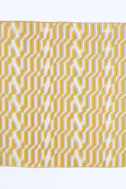 Violet Ochre Optic Wave Bandana