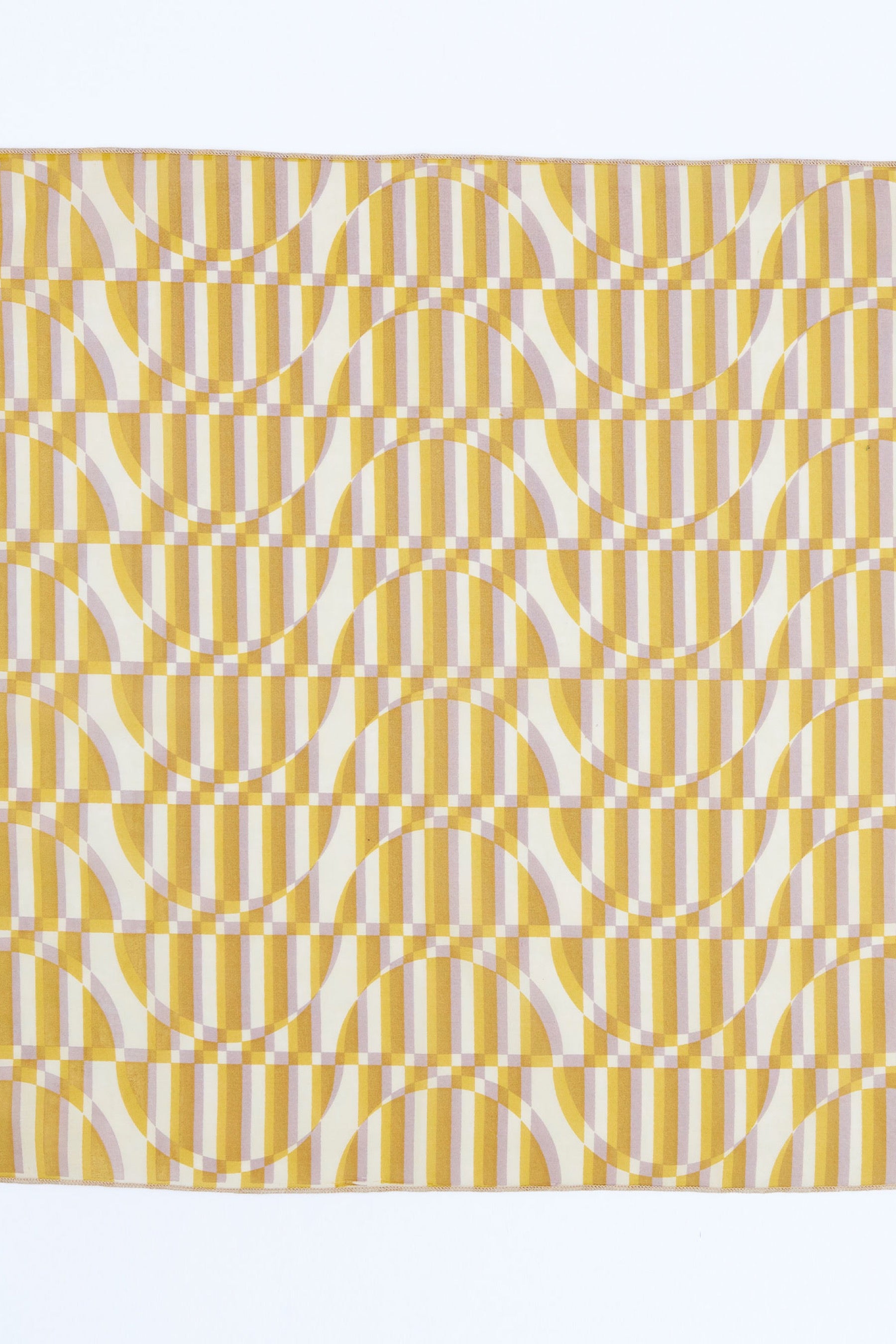 Violet Ochre Optic Wave Bandana