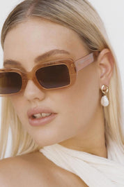 Peach Mary Sunglasses