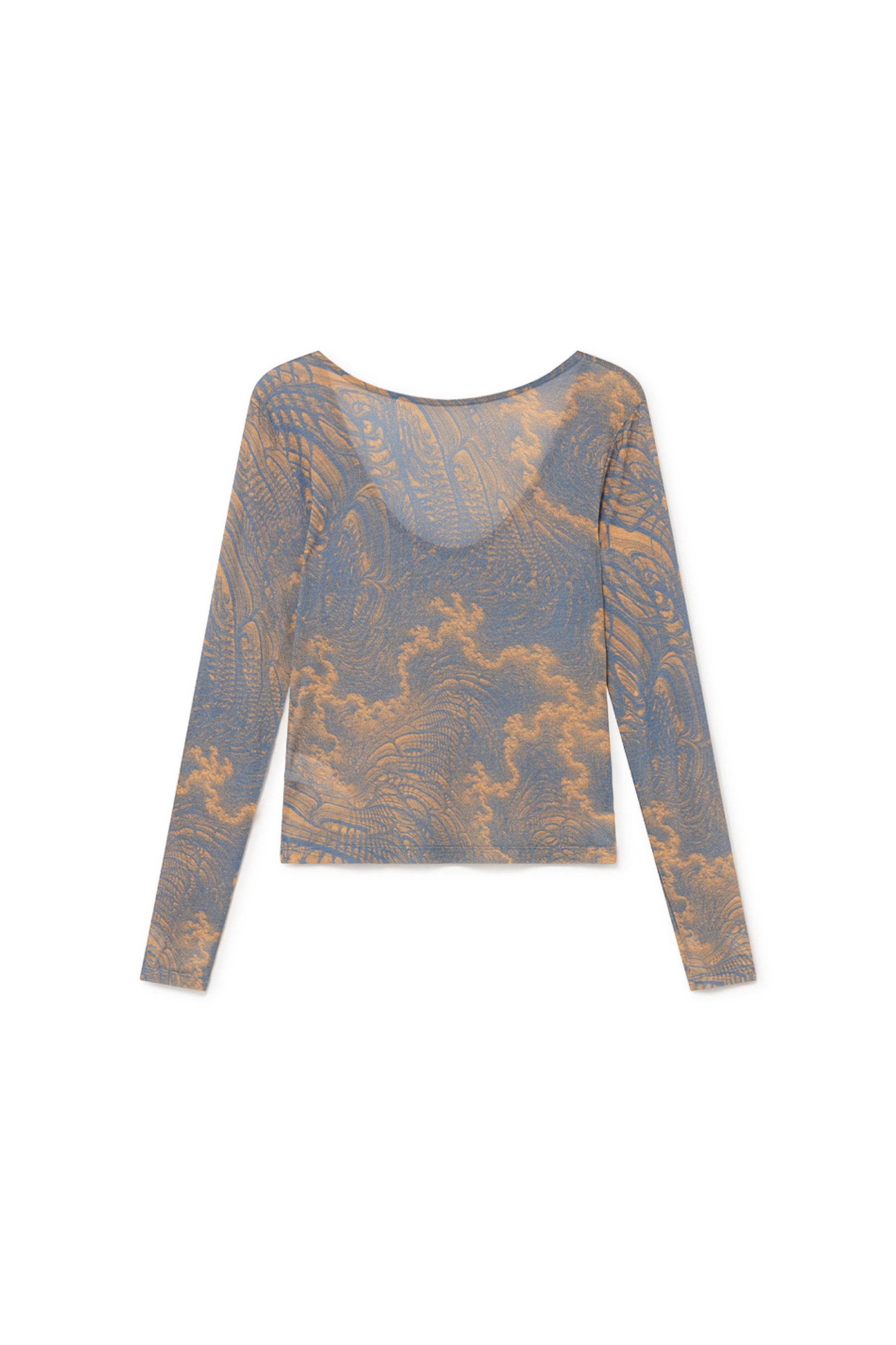 Medium Light Blue Aurea Top