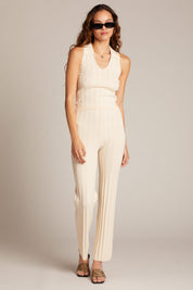 Cream Dale Polo Tank