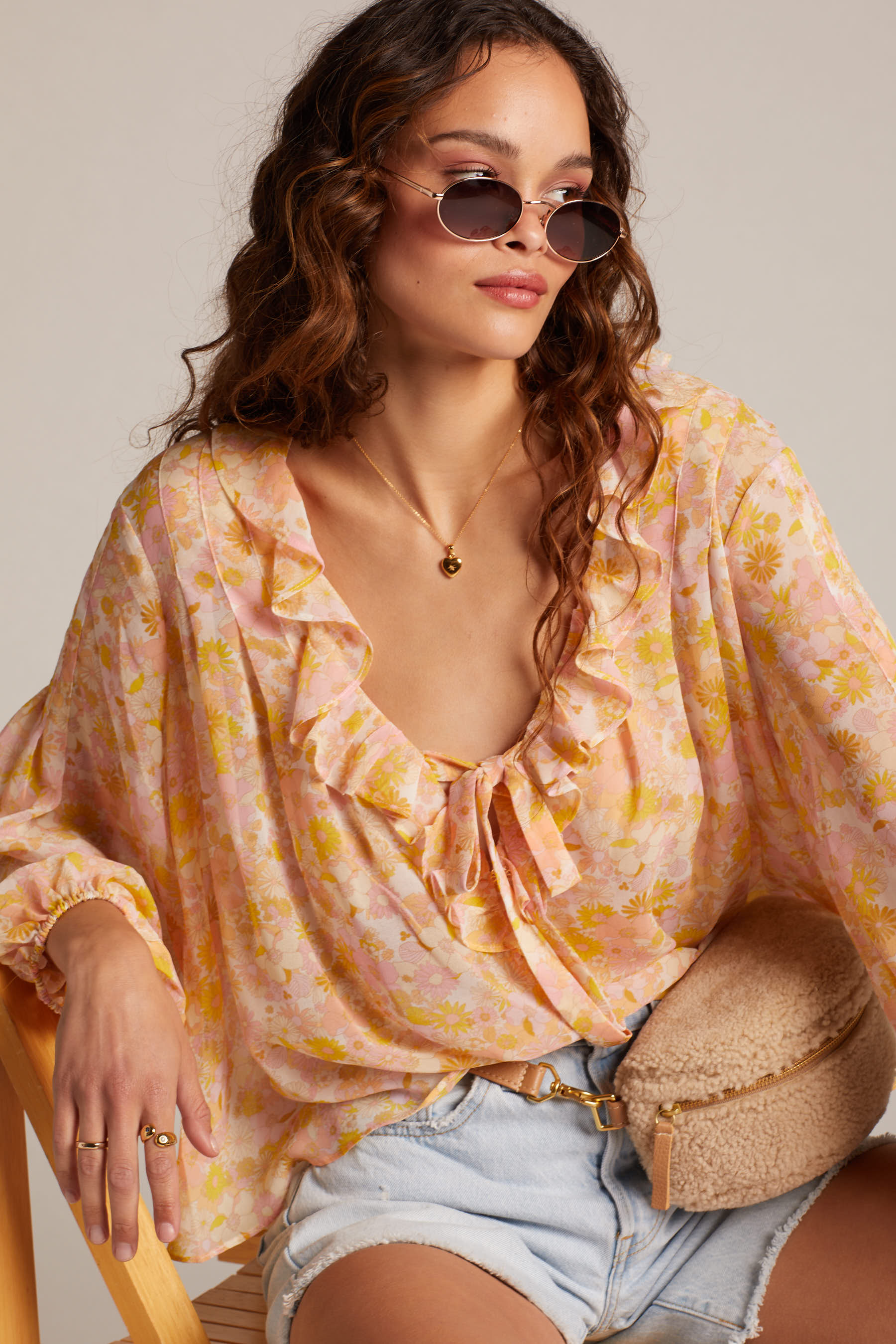 Pink Melanie Blouse