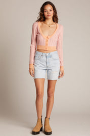 Apricot Phoebe Cardigan