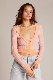 Apricot Phoebe Cardigan