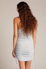 Light Blue Rhea Pointelle Dress