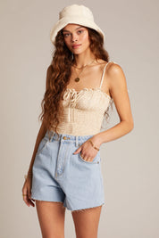 Ivory Bardot Bodysuit