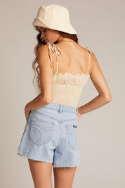 Ivory Bardot Bodysuit