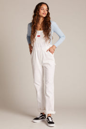 Relaxed Overalls - White