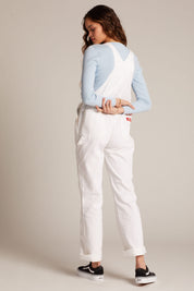 Relaxed Overalls - White
