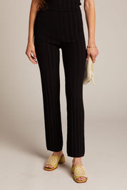 Black Dale Knit Pant