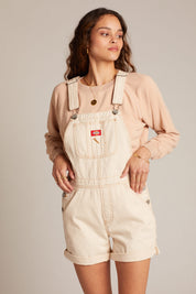 Natural Roll Hem Shortalls
